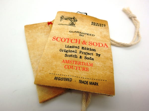 Hangtag Scotch And Soda