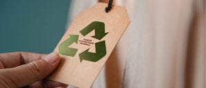 Sustainable retail clothing tag