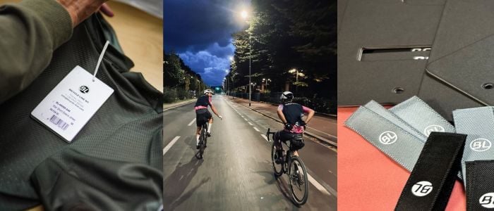 Bicycle Line clothing branding and cyclists